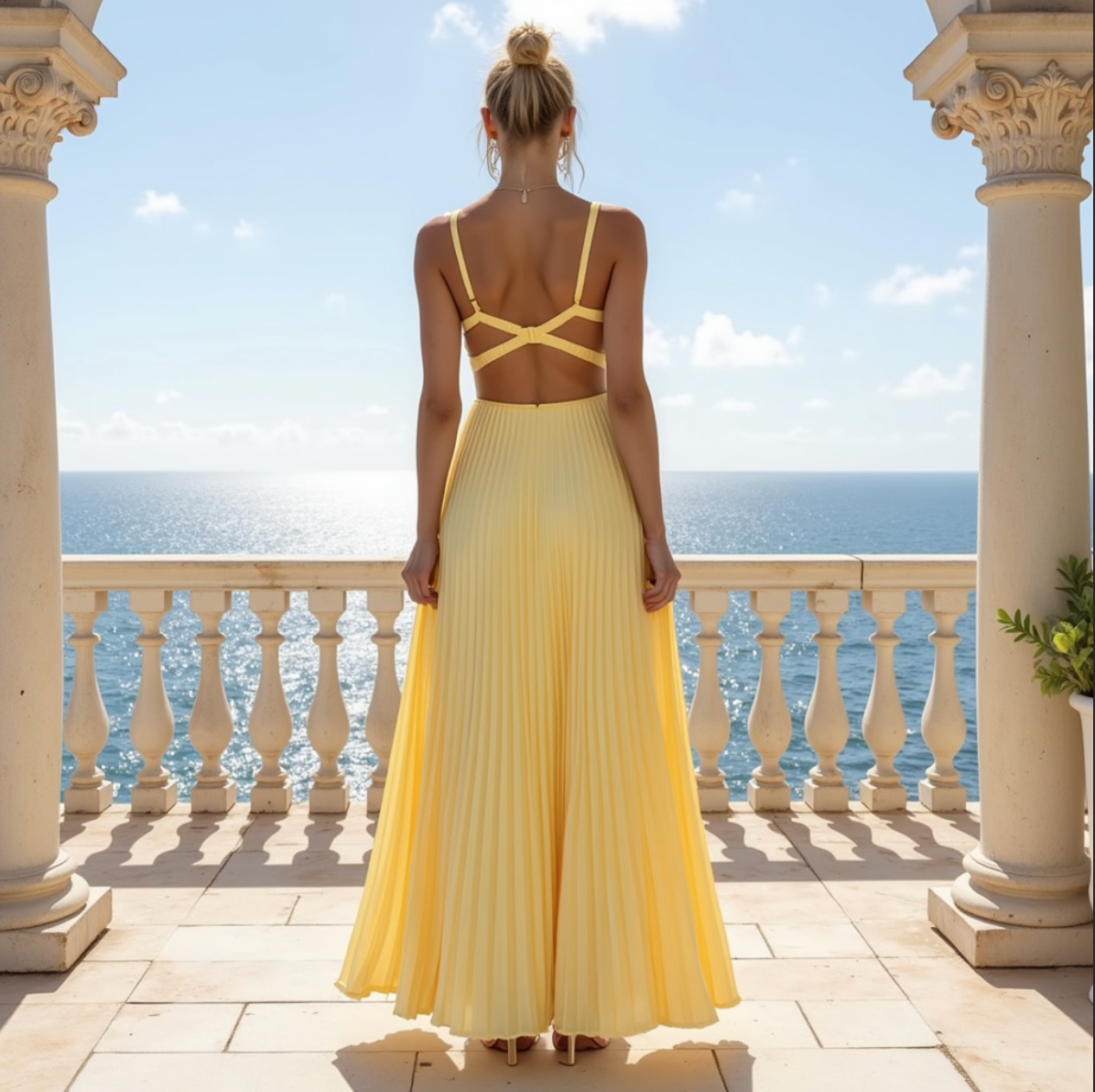 HimmelGlow - Strahlendes Kleid für sonnige Augenblicke