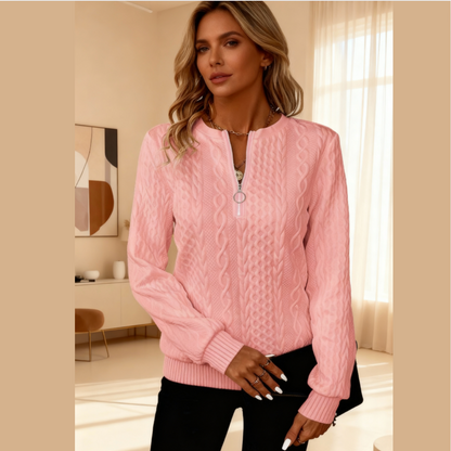 Luniva - Damen Zip-Pullover