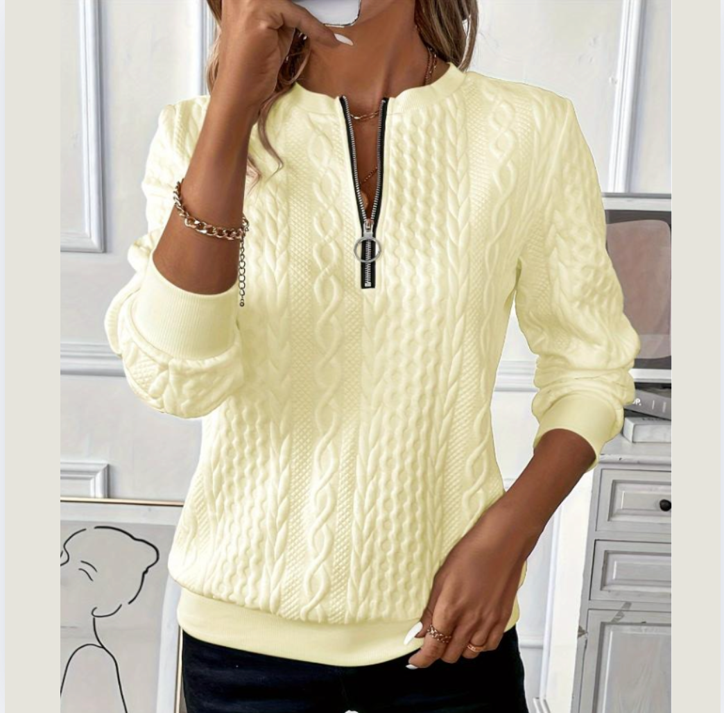 Luniva - Damen Zip-Pullover