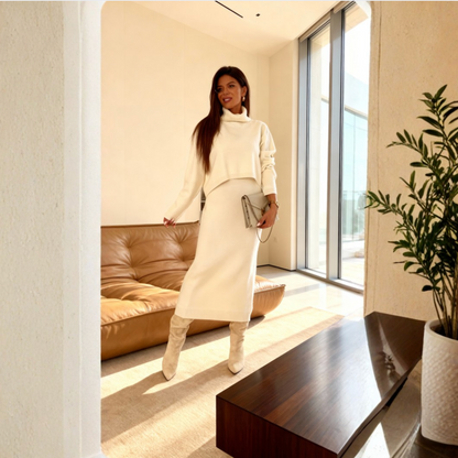 LayerLuxus - elegante Winter-Set