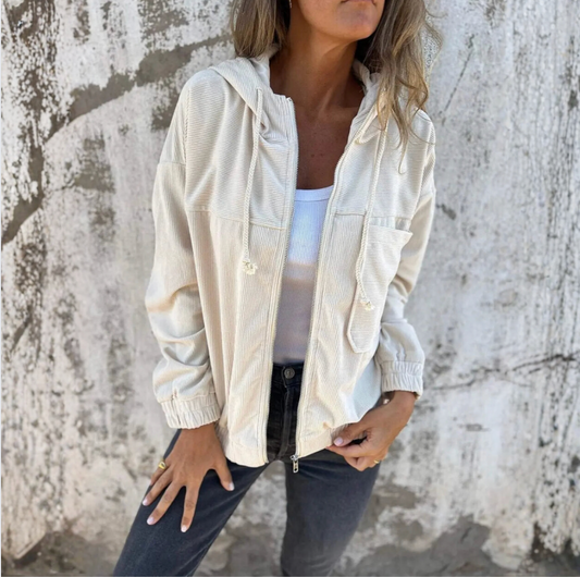 SimpleGlow - Cord-Stoffjacke